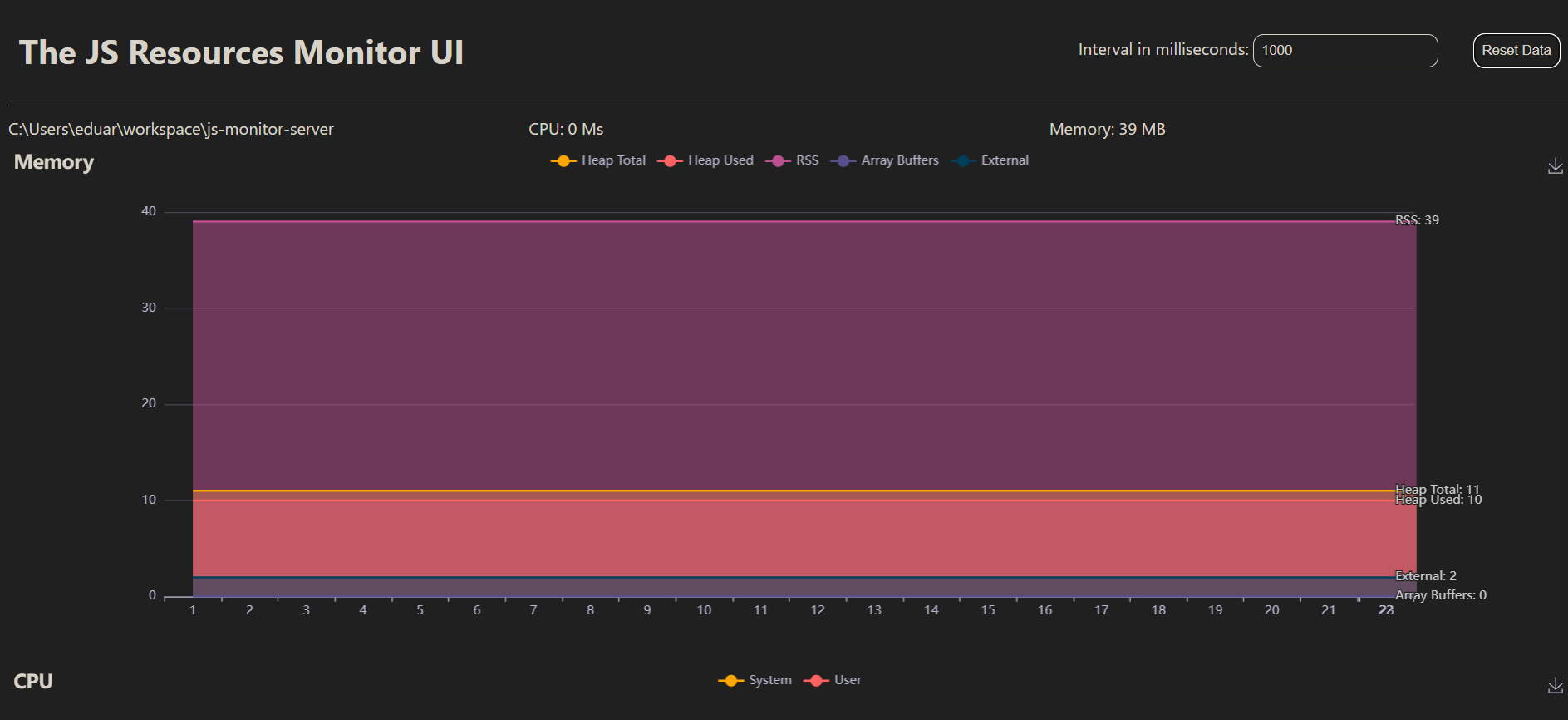 JS Monitor Server