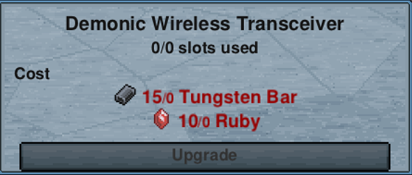 A transceiver panel offering its upgrade