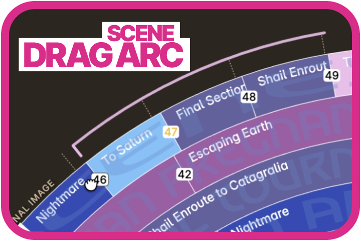 Drag scene destination