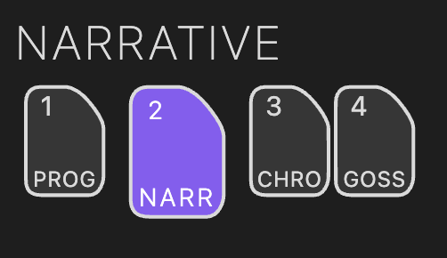 Navigating in Radial Timeline