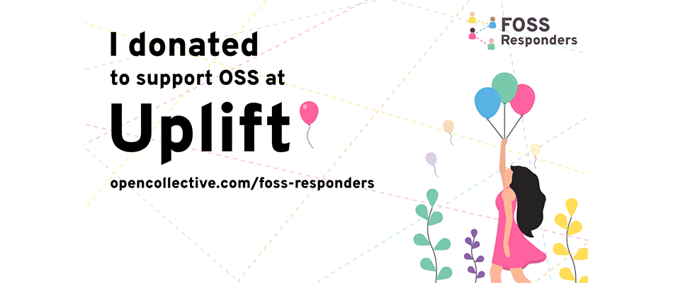 Foss Responders social event graphic