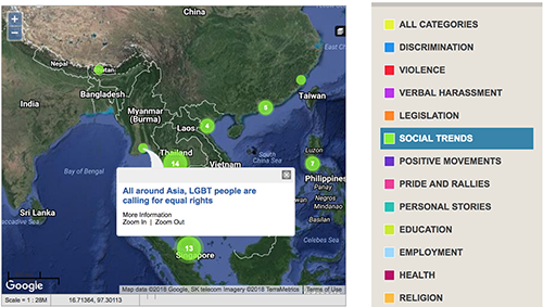 being LGBT in Asia Ushahidi deployment