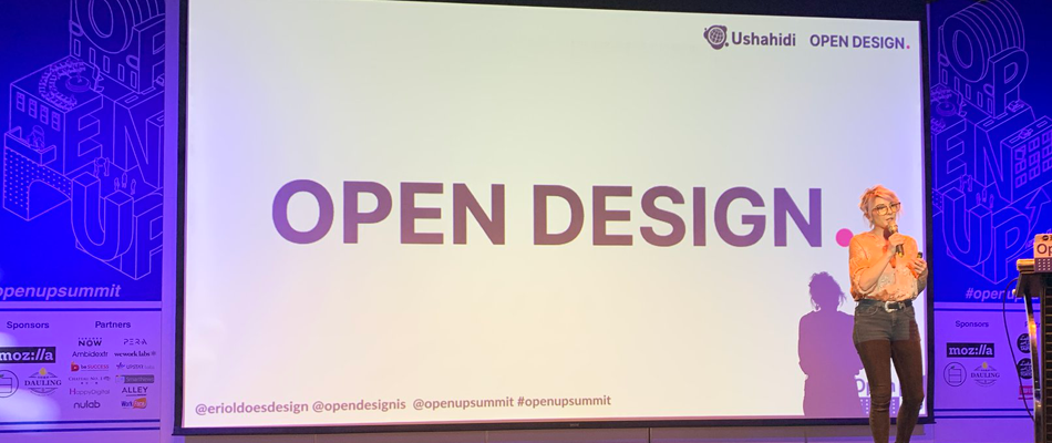 Open Design at open up global summit 2019
