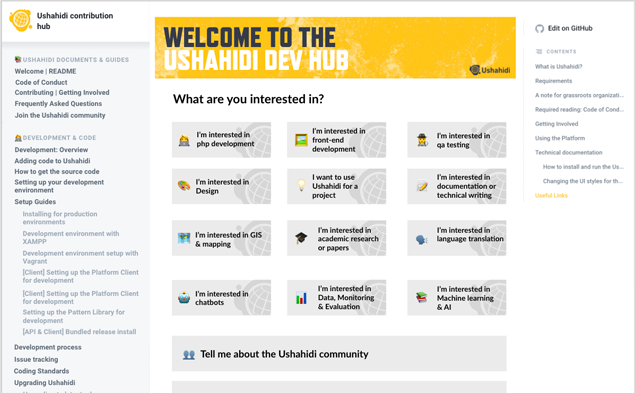 Ushahidi design documentation