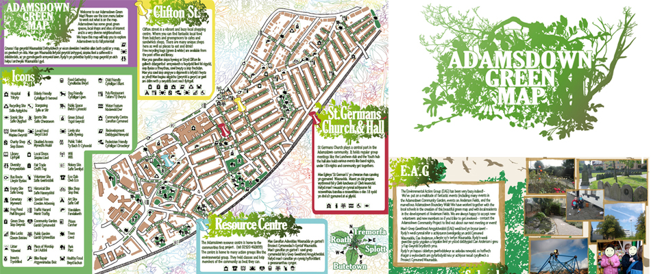 Adamsdown Green Map