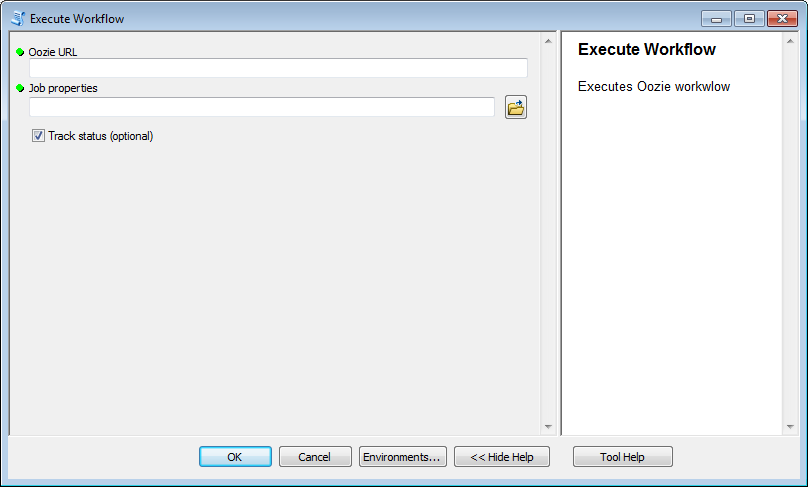 Screenshot of Execute Workflow