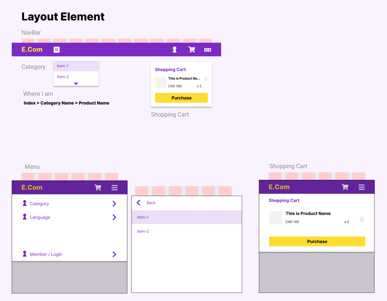 Layout Elements