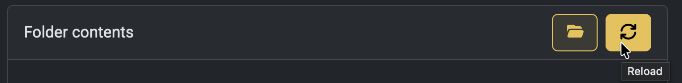 Screenshot of the 'Reload' button