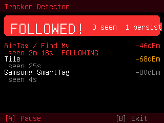Tracker-Detector screenshot
