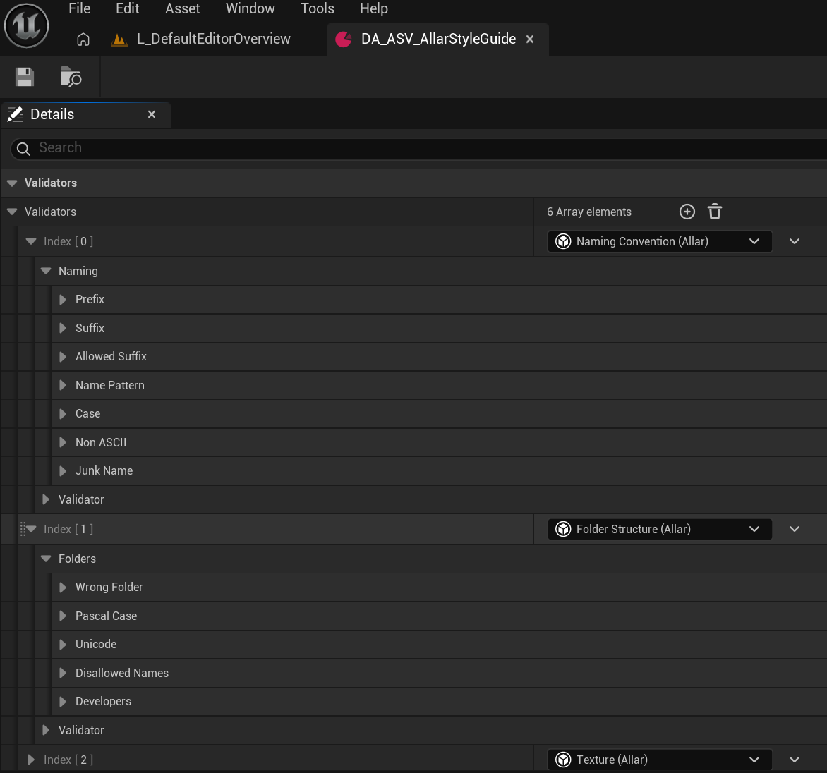 Folder Structure validator, wrong folder, PascalCase, unicode, developers checks