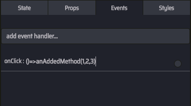 Adding Event Handlers in FermionJS