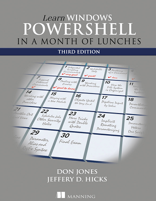 Cover of Learn Windows Powershell in a Month of Lunches