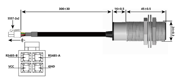 URM08-RS485 Interface Description