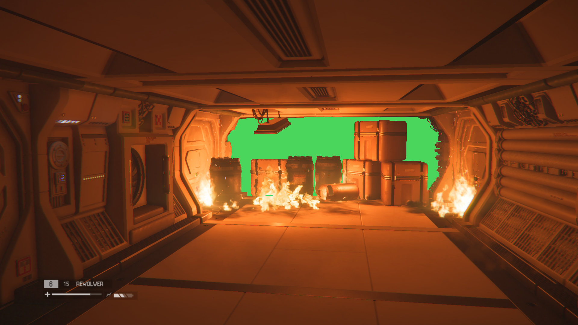 Alien Isolation with Chromakey shader