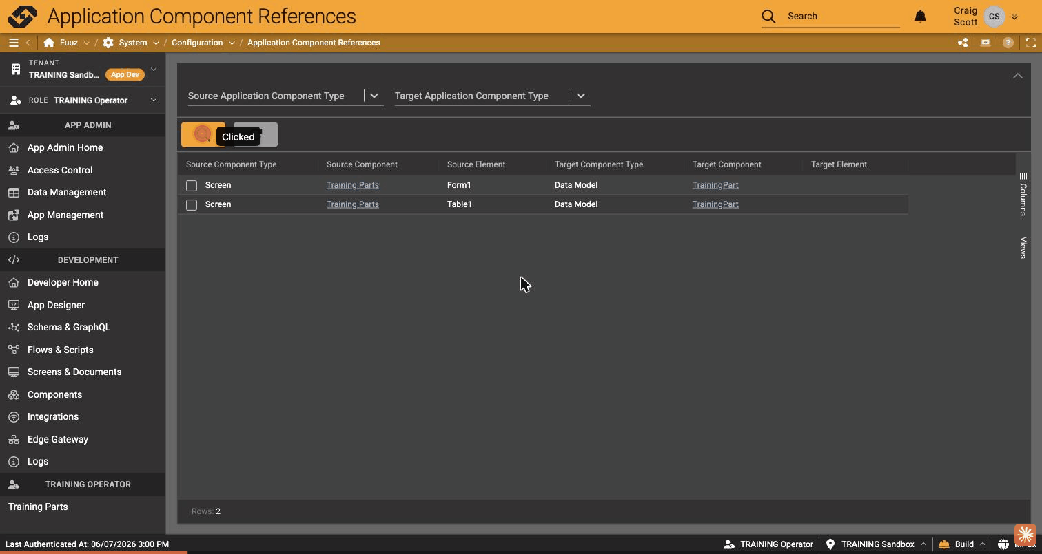 Component references