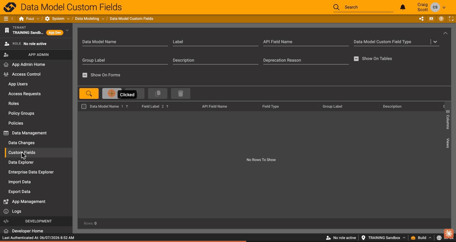 Custom fields