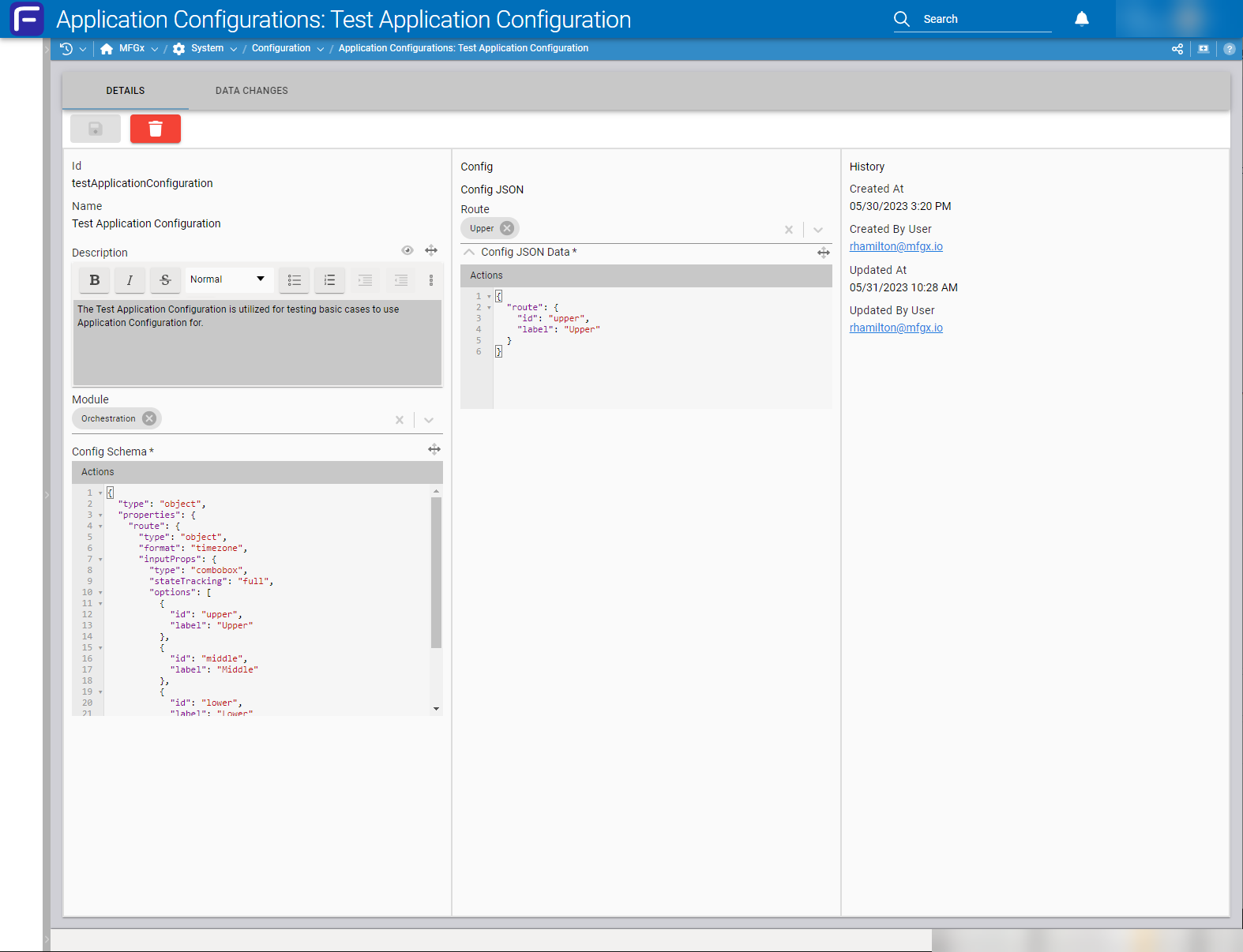 Combobox with a static list of options