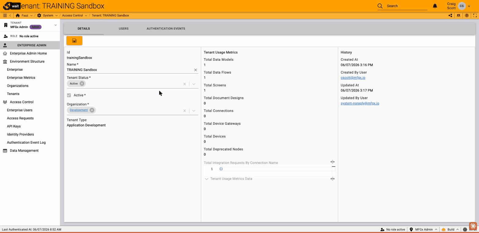Application detail