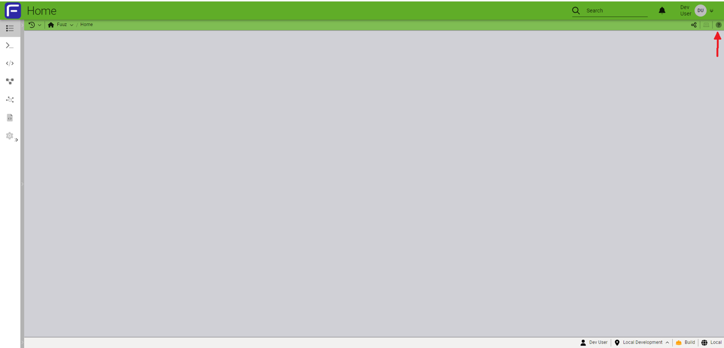 Enabling the help icon