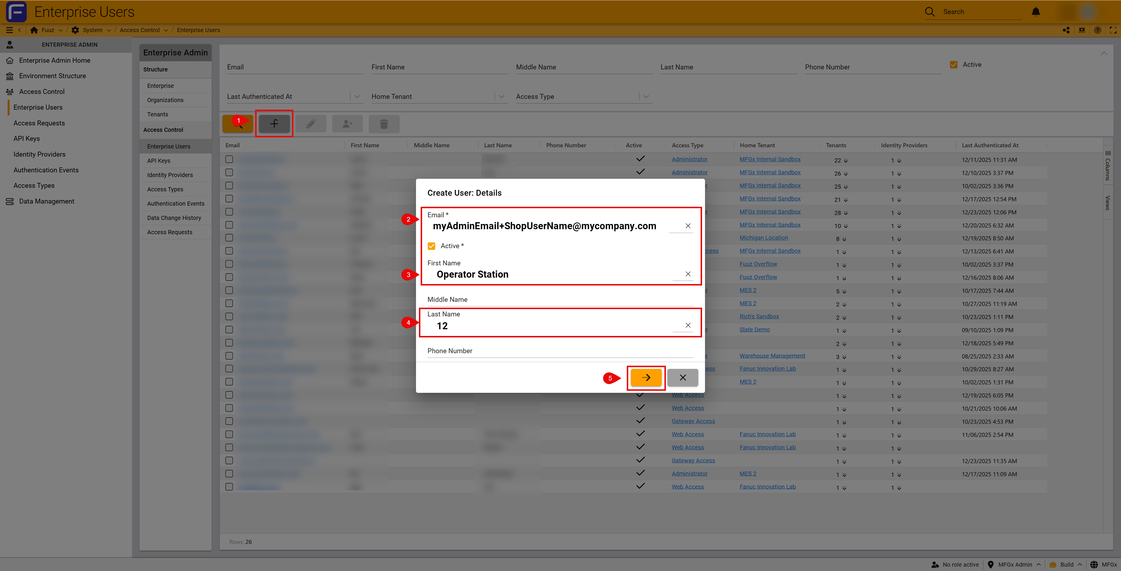 Enterprise User created with a plus-addressed email