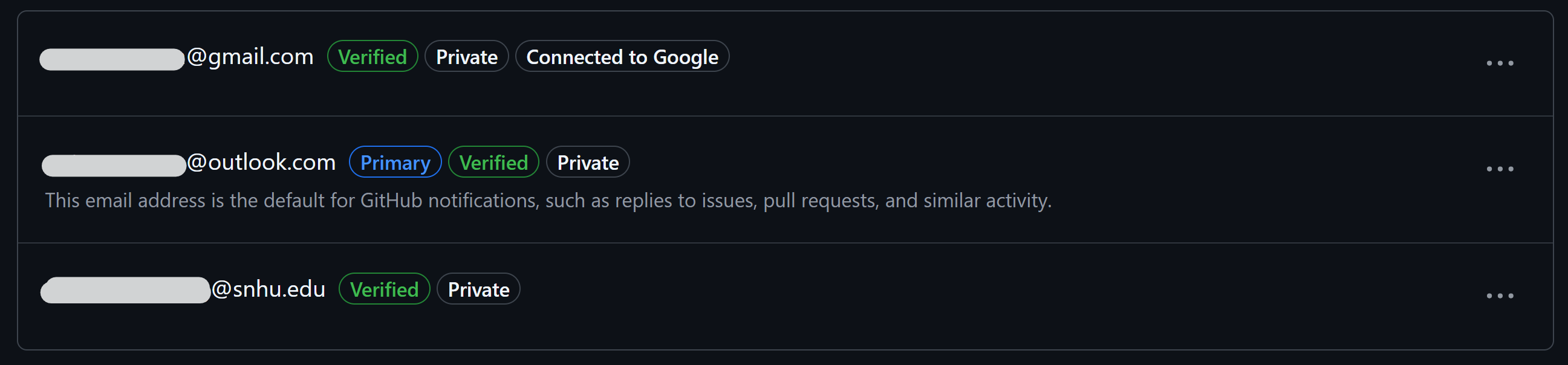 GitHub verification email