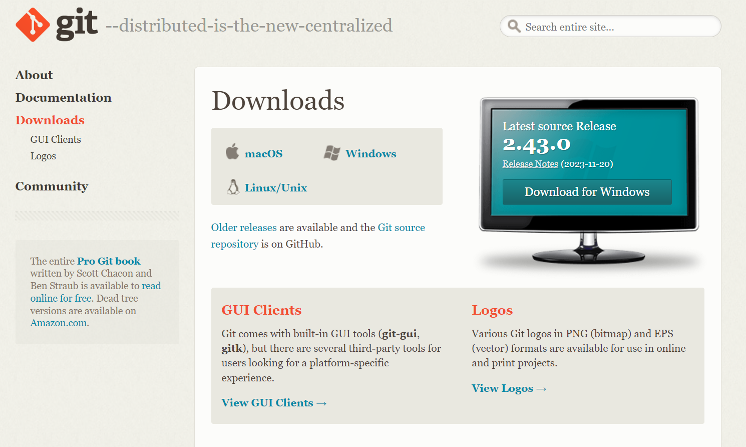 Git Download Page