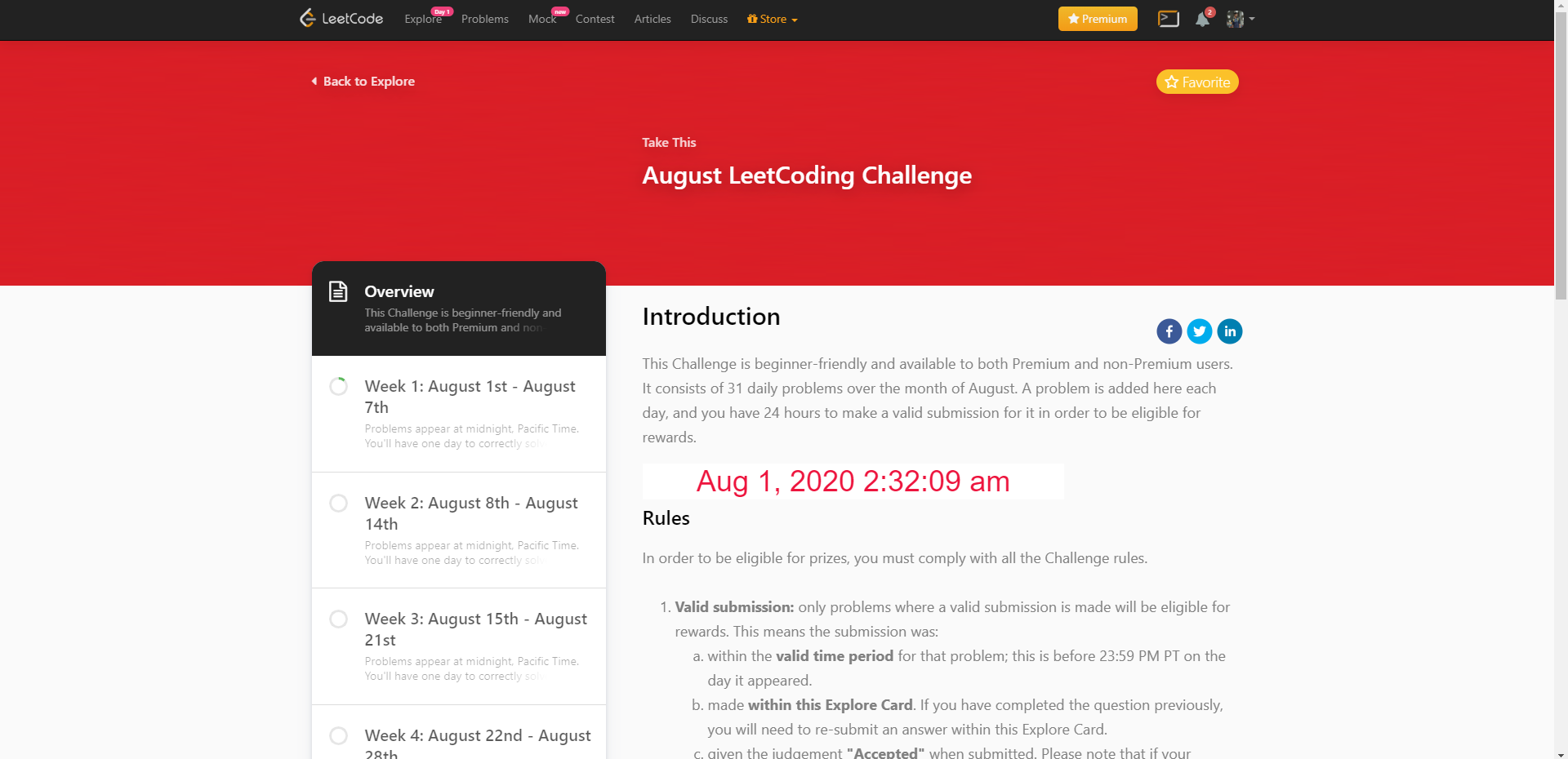 31 Days August Leetcode Challenge.png