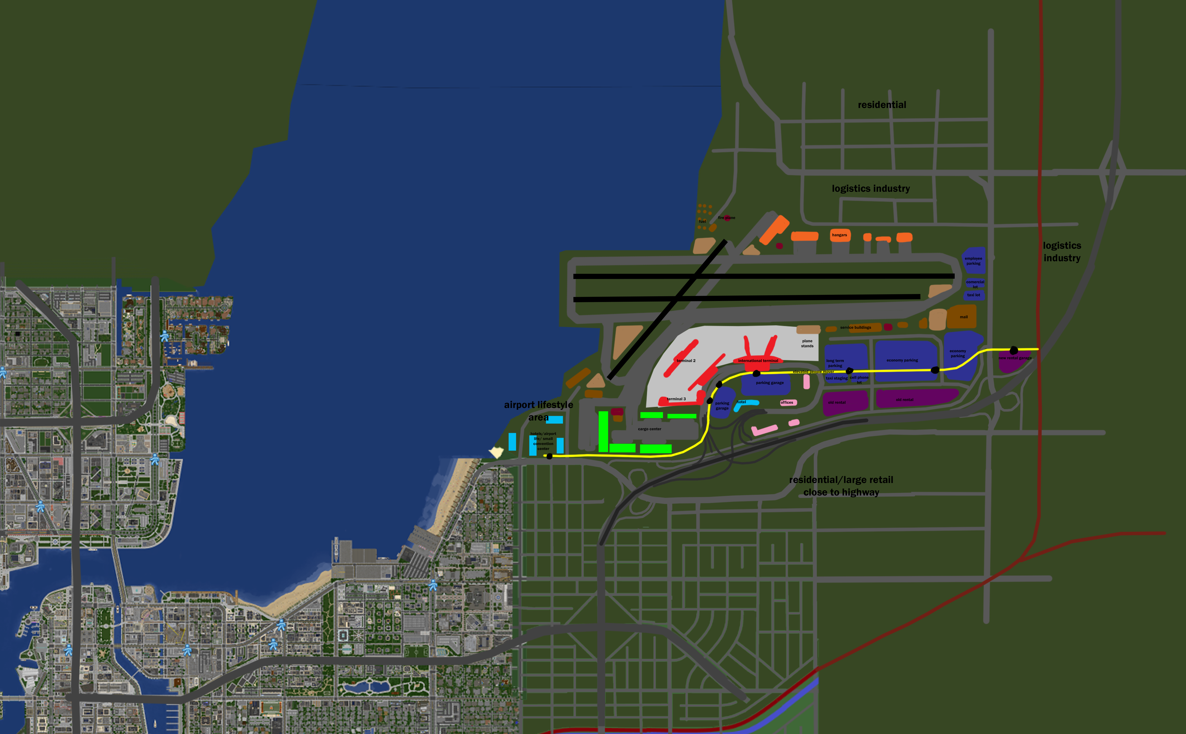The Greenfield International Airport (GIA) Minecraft Map