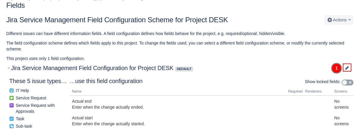 project settings - scheme
