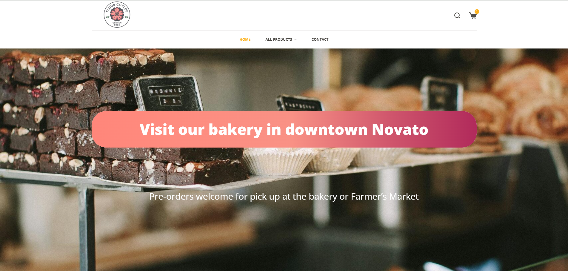 bakery home page