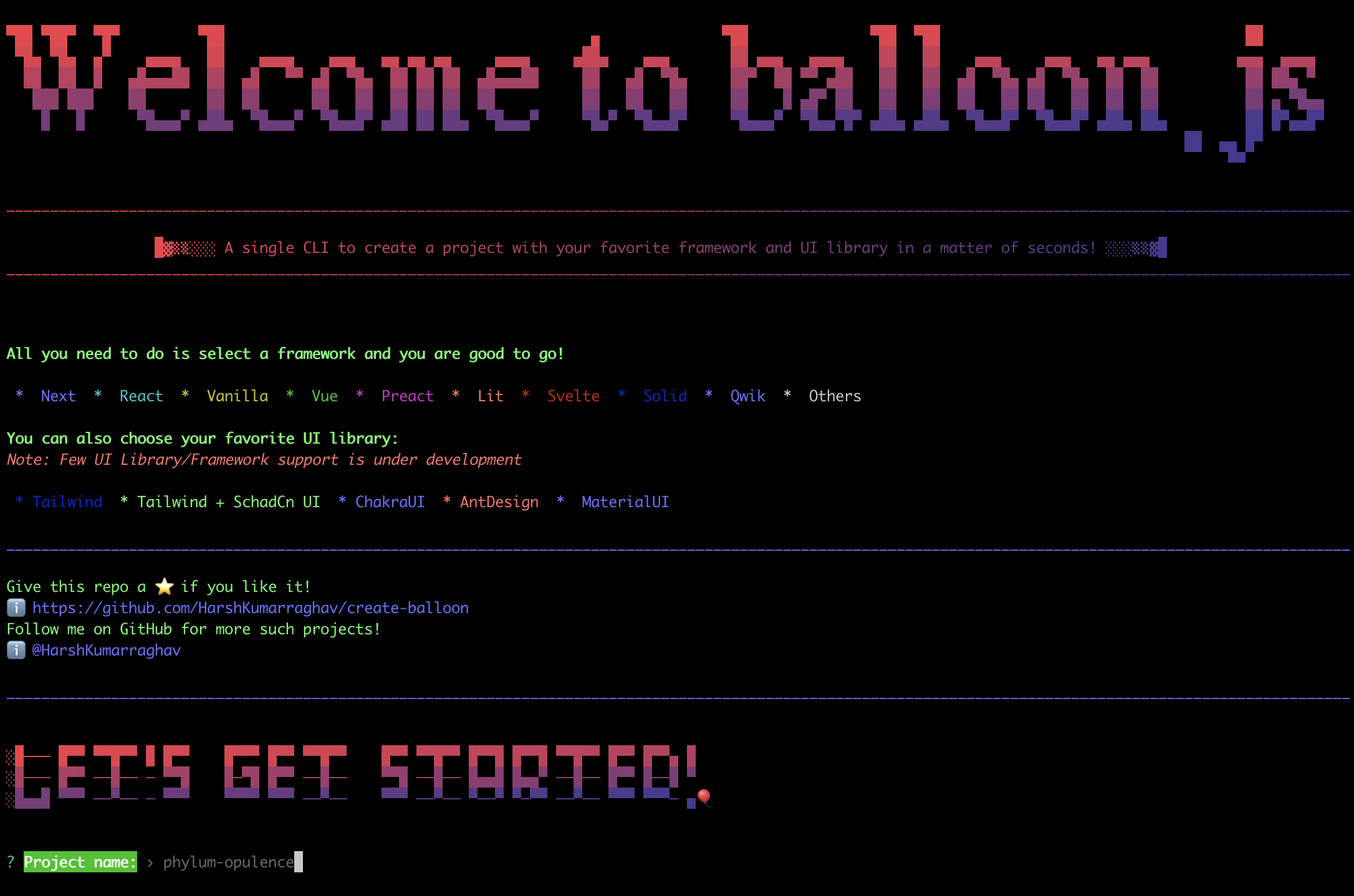 Create-balloon