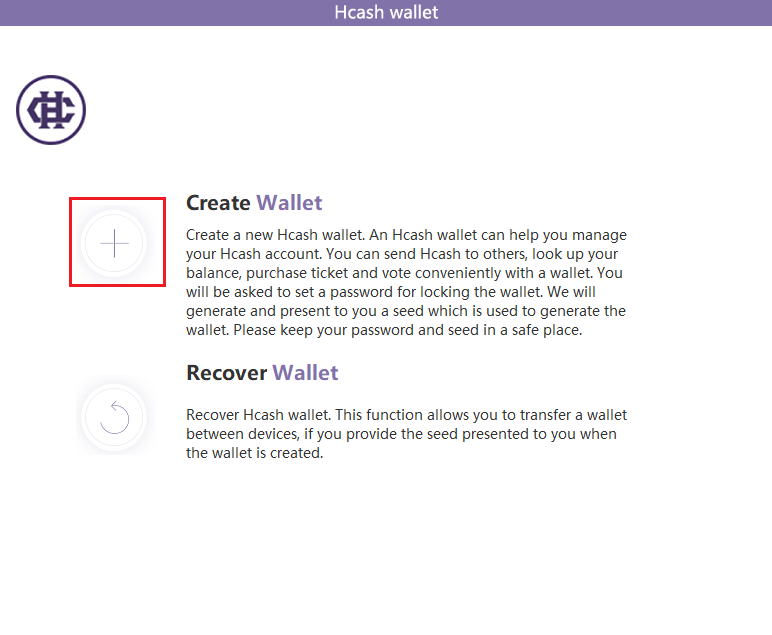 create wallet