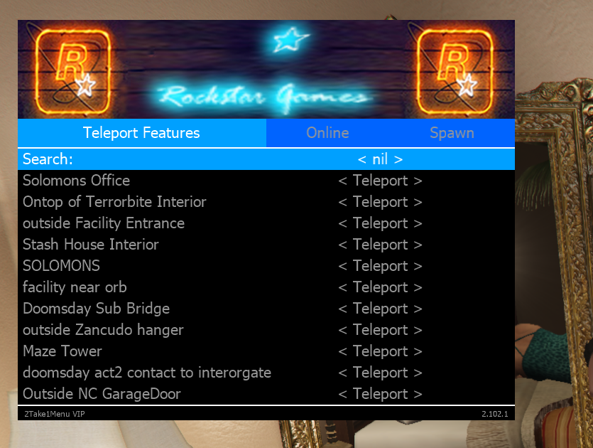 teleport features example-when presets added