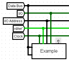 Connecting device to IO bus