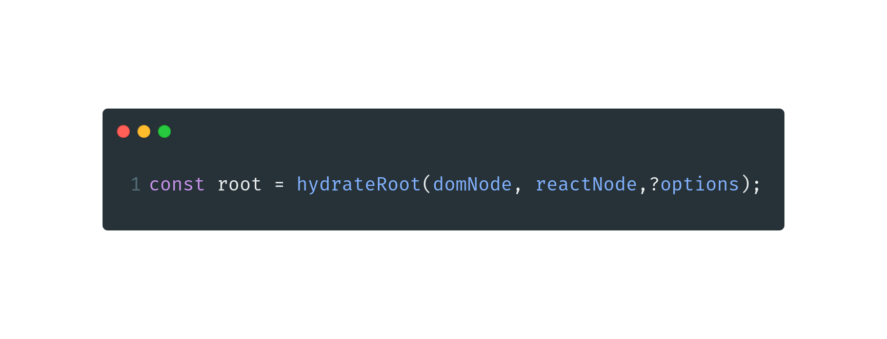 hydrateRoot-API