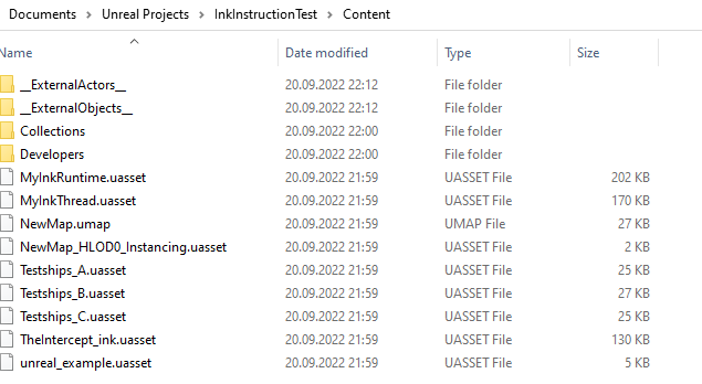 Image of Compiled File Directory