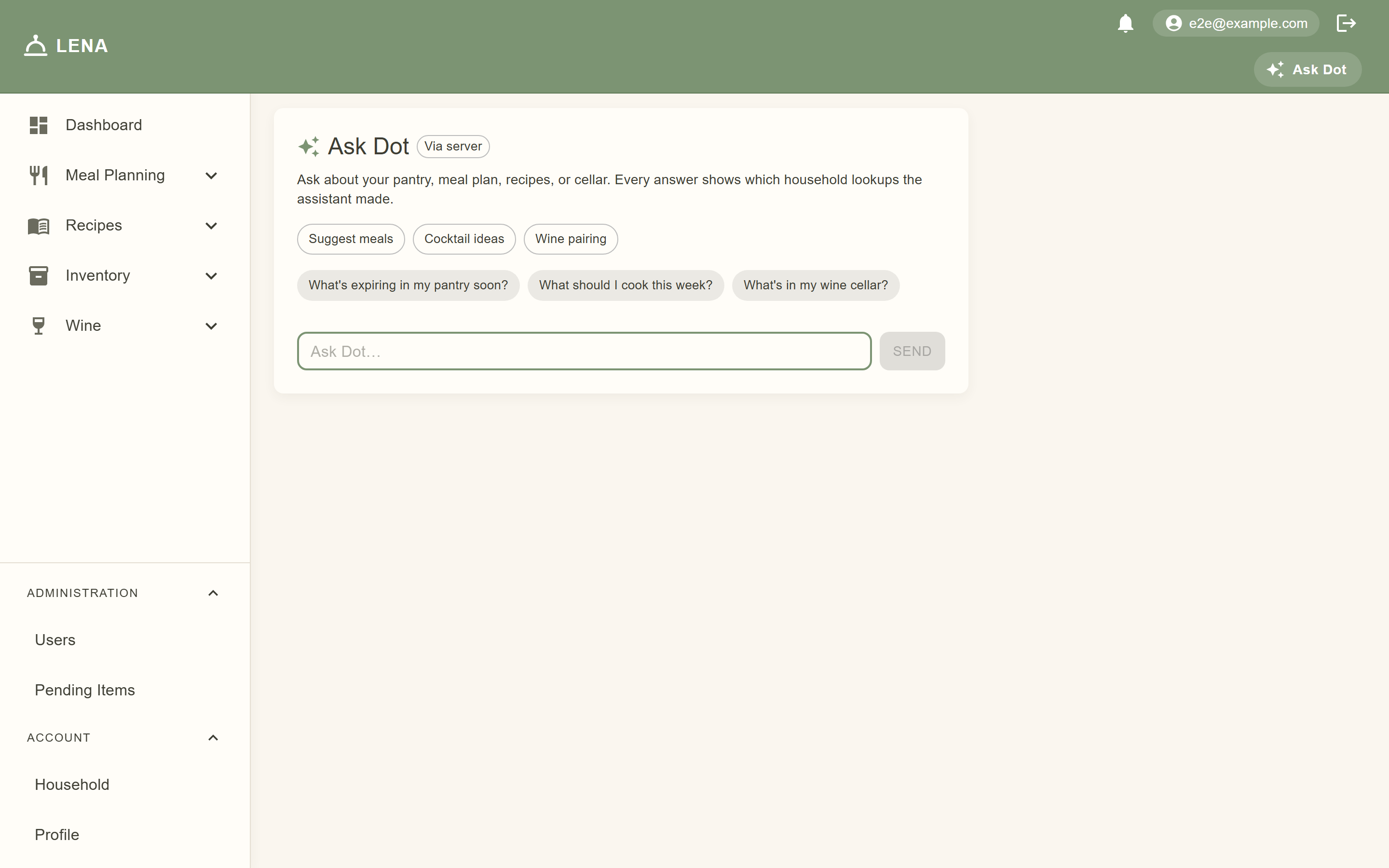Ask Dot