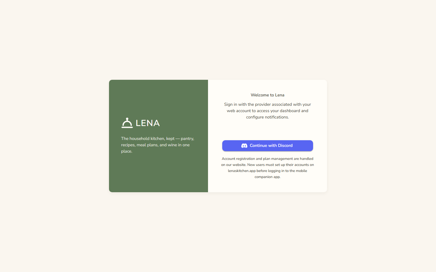 Web sign-in