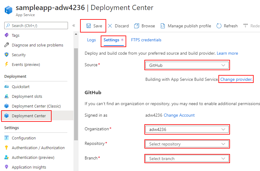 Azure Deployment
