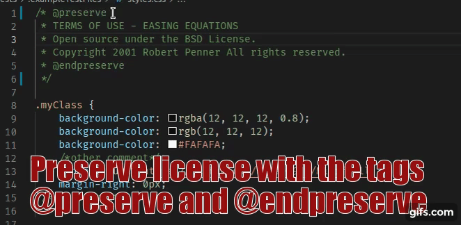 preserve license