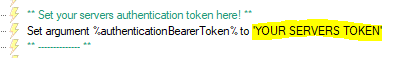 Auth Bearer Token
