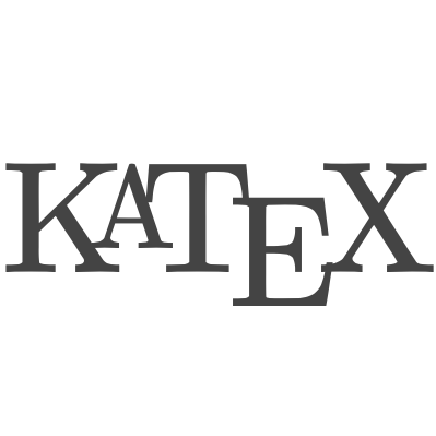 KaTeX icon
