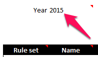Year configuration