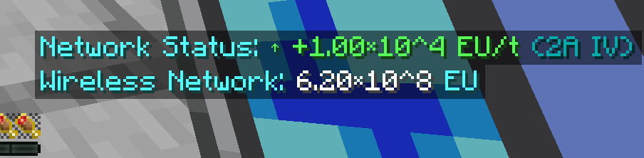 Portable Monitor HUD - charging state