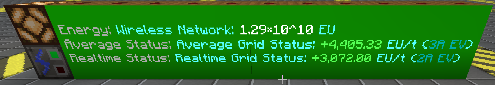 Wireless Energy Monitor block appearance