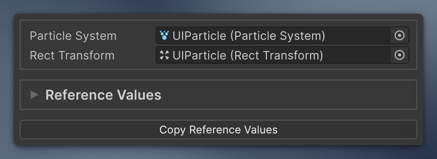 Particle Scaler inspector