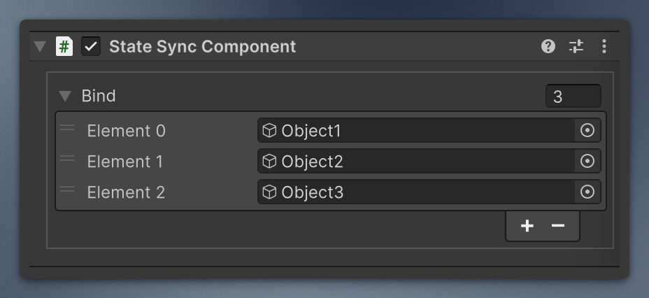 StateSync component example