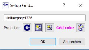 Set grid to EPSG 4326
