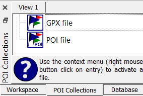Icon for GPX and POI file