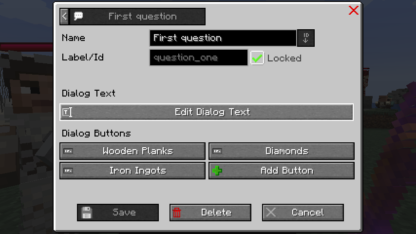 Advanced Dialog Editor